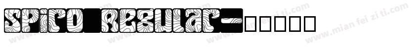 Spiro Regular字体转换